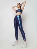 New Era Blue Gloss Leggings