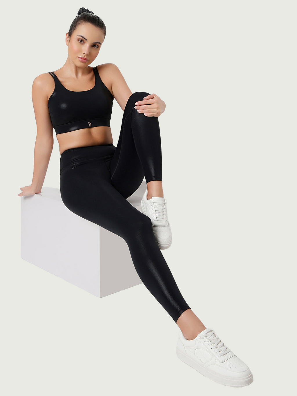 PowerGloss Black Leggings