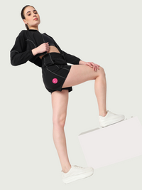 Velocity Black Running Shorts