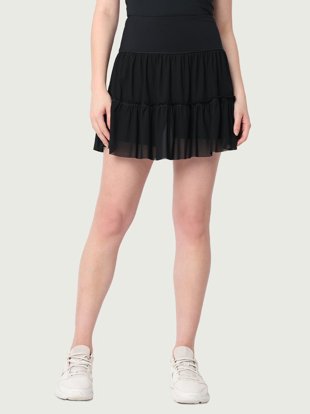 Match Point Black Skort