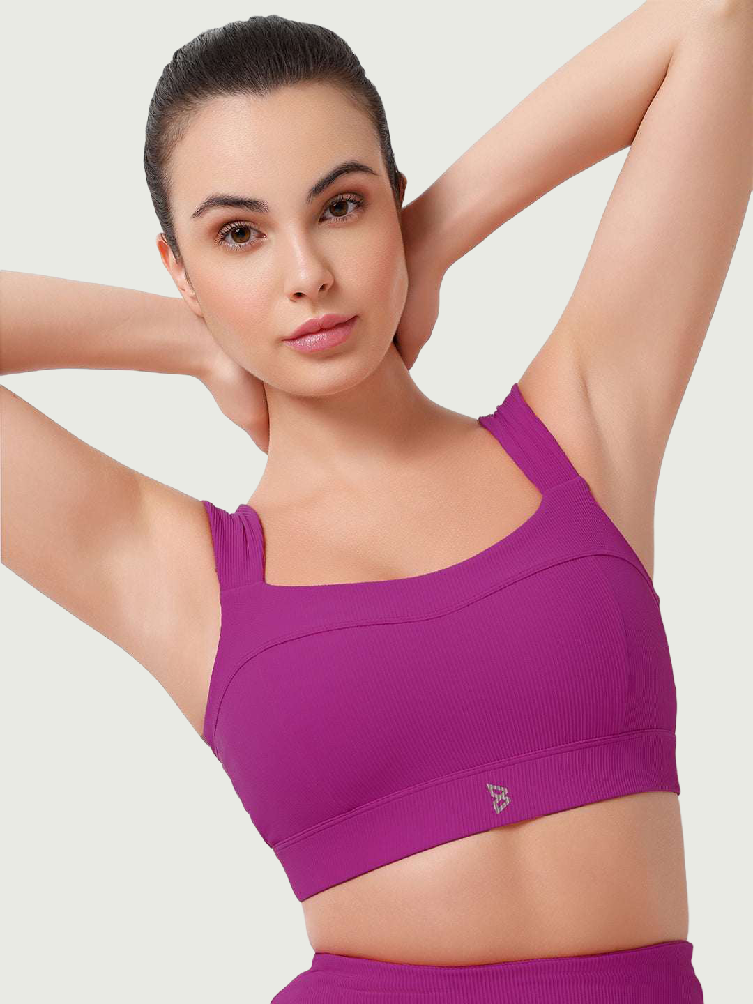 PilatesPro PinkRib Sports Bra