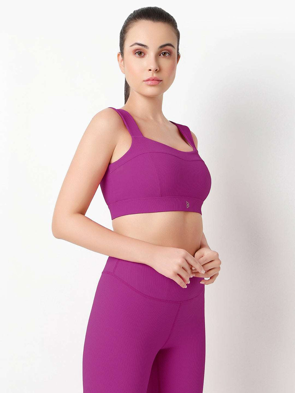 PilatesPro PinkRib Sports Bra