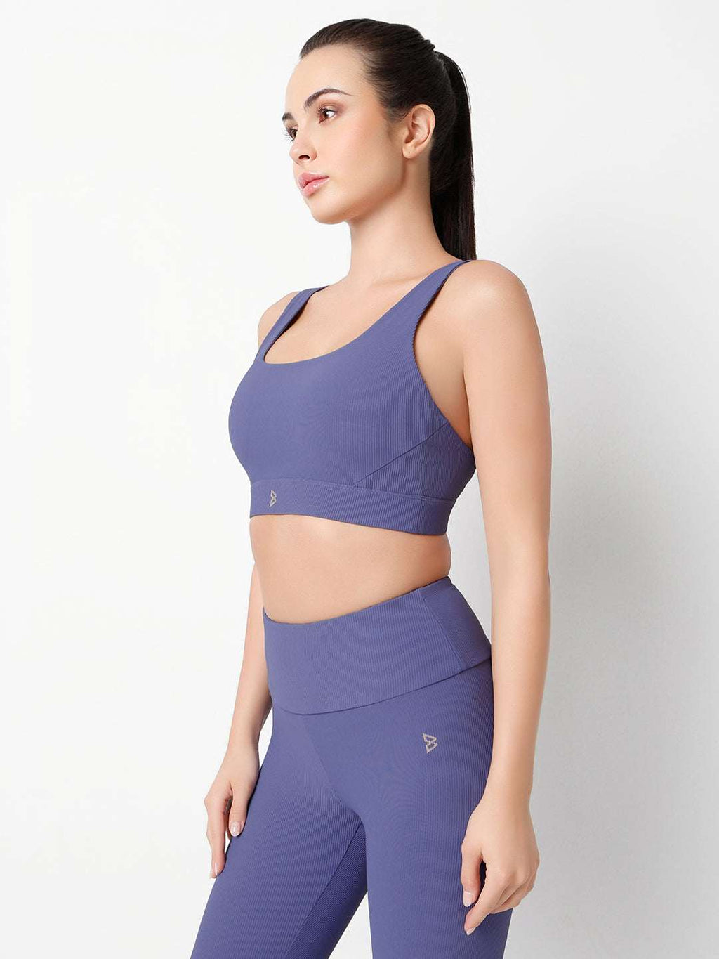 OceanRib Blue Sports Bra