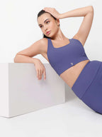 OceanRib Blue Sports Bra