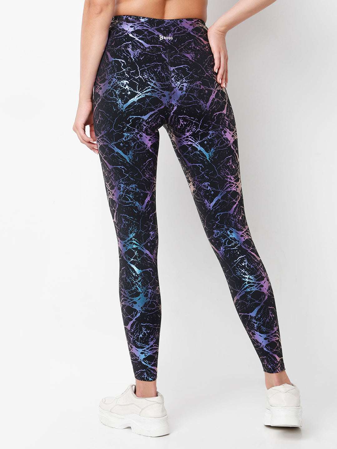 Celestial Marble Metallic Leggings