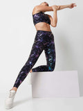 Celestial Marble Metallic Leggings