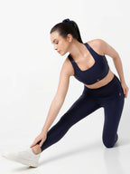 Midnight Navy Gloss Leggings