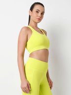 PowerGlow Neon Sports Bra
