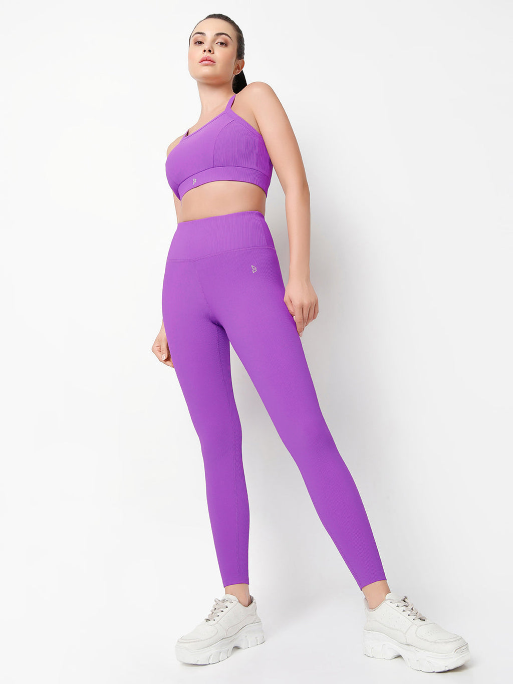 LilacRib Motion Sports Bra