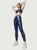 New Era Blue Gloss Leggings