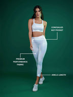 White Holo Leggings BODD ACTIVE