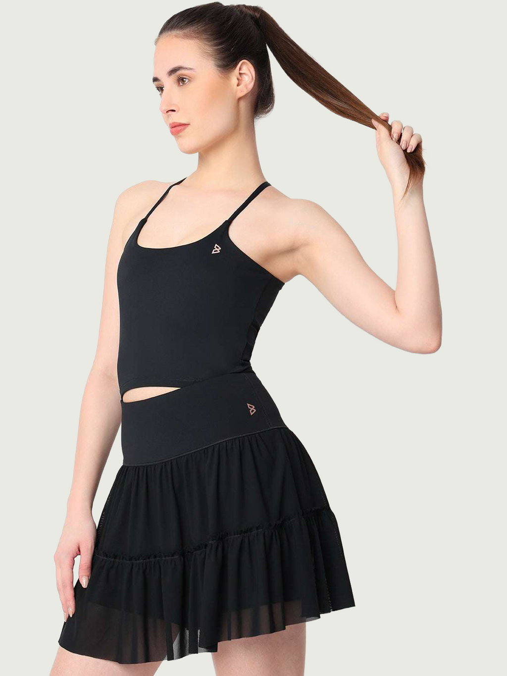 Black Ace Crop Top