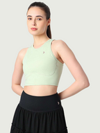 Court Glow Mint Crop Top