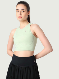 Court Glow Mint Crop Top