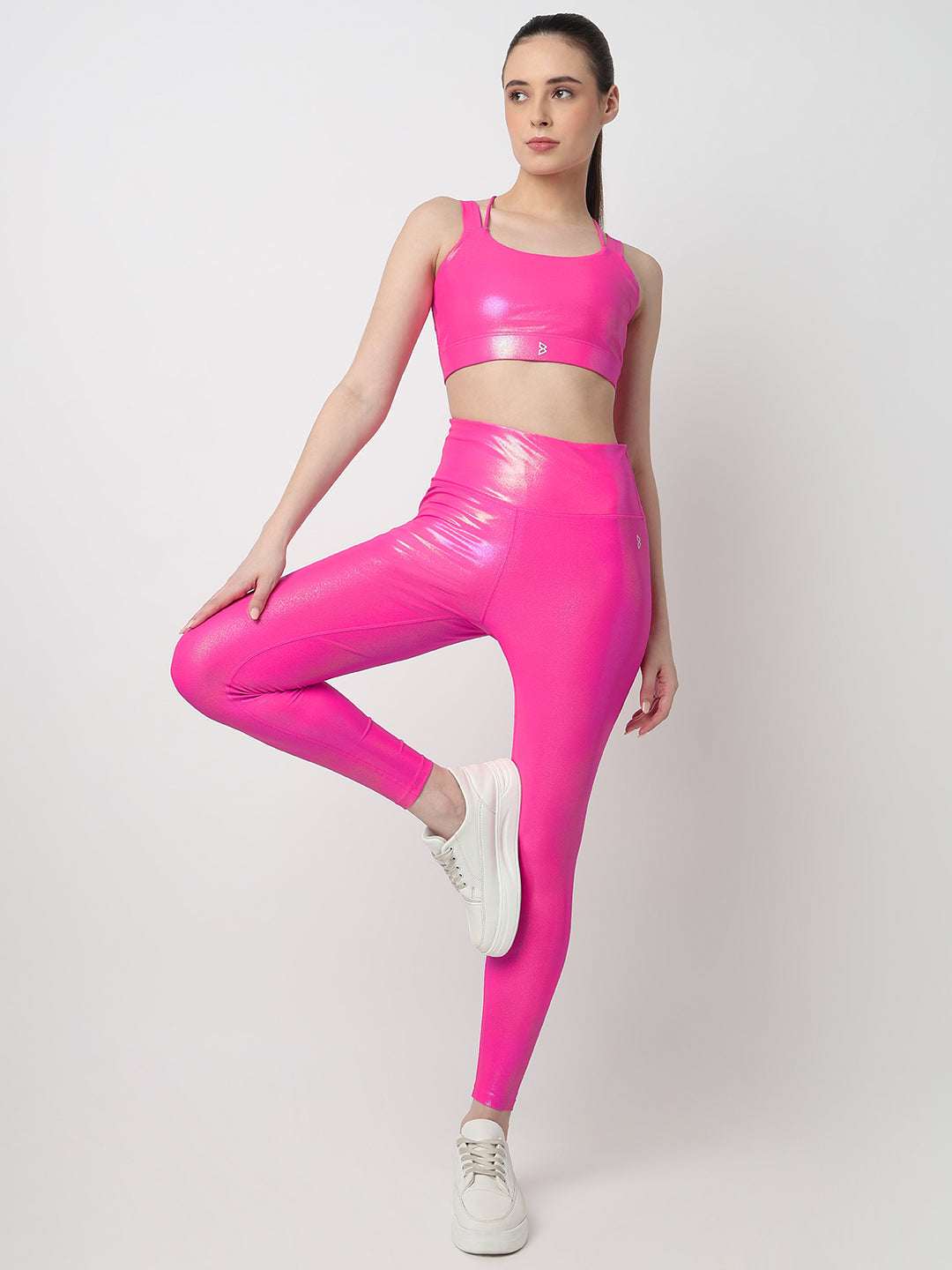Got That Glow Pink Holo Leggings