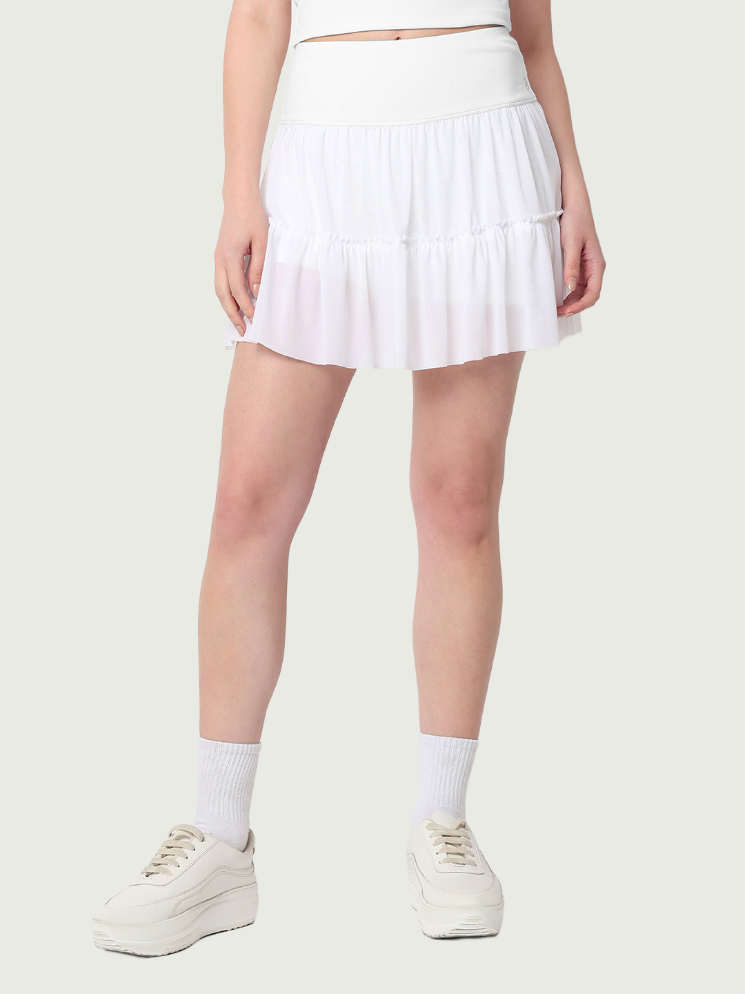 Match Point White Skort