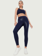 Midnight Navy Gloss Leggings