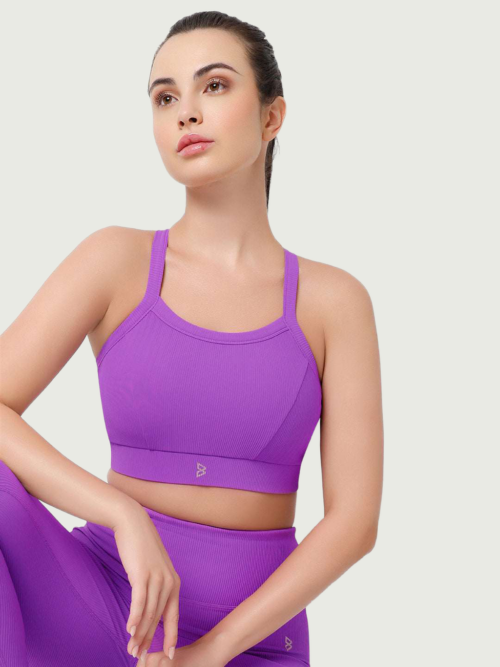 LilacRib Motion Sports Bra