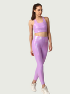 Lavender Holo High Rise Leggings