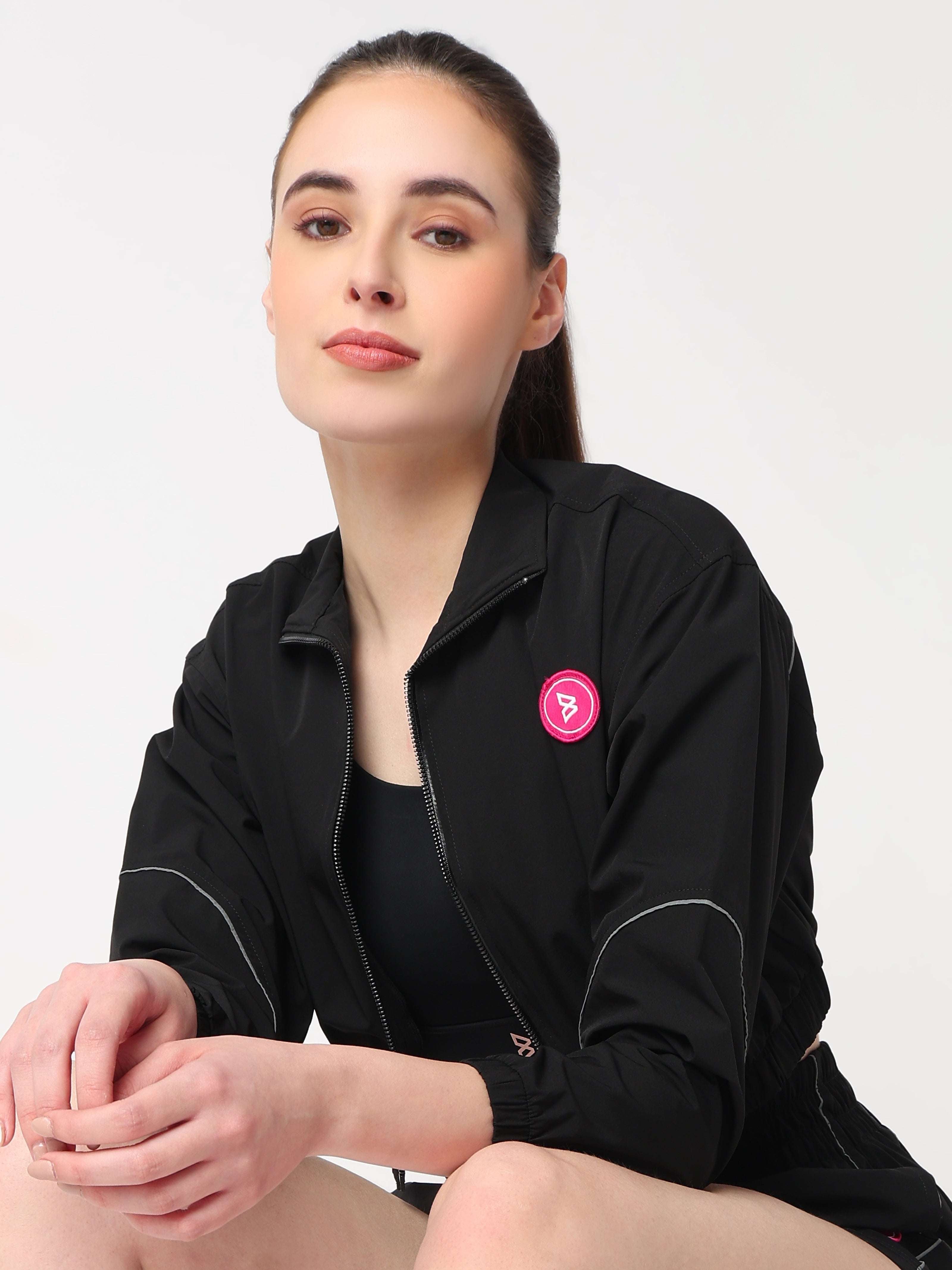 Velocity Black Jacket Set