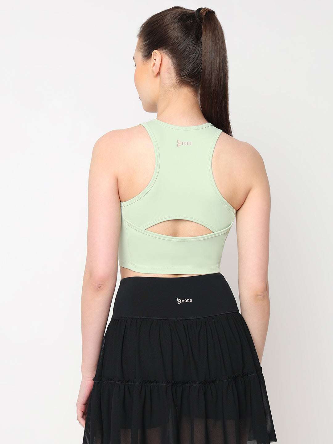 Court Glow Mint Crop Top