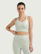 Challenge Accepted Mint Holo Sports Bra
