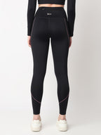 Black & Purple Endurance Leggings