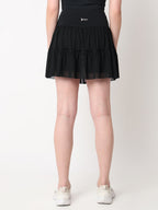 Match Point Black Skort
