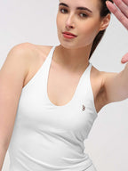 White Ace Crop Top