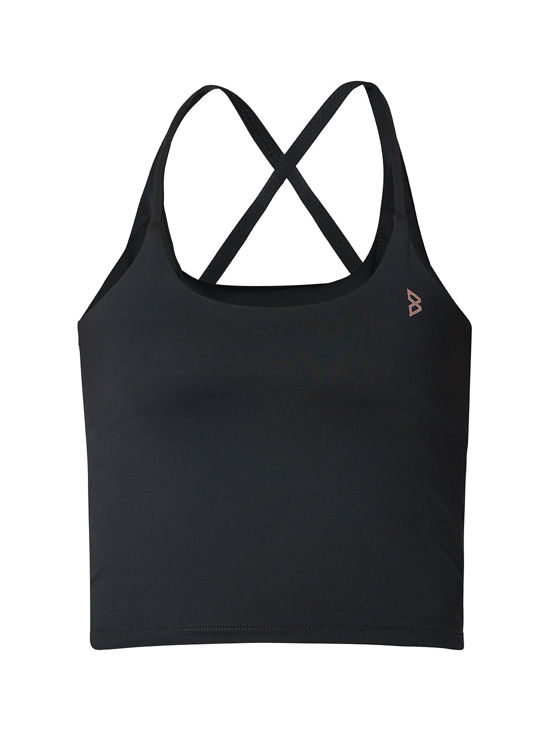 Black Ace Crop Top