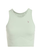 Court Glow Mint Crop Top