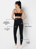 PowerGloss Black Leggings