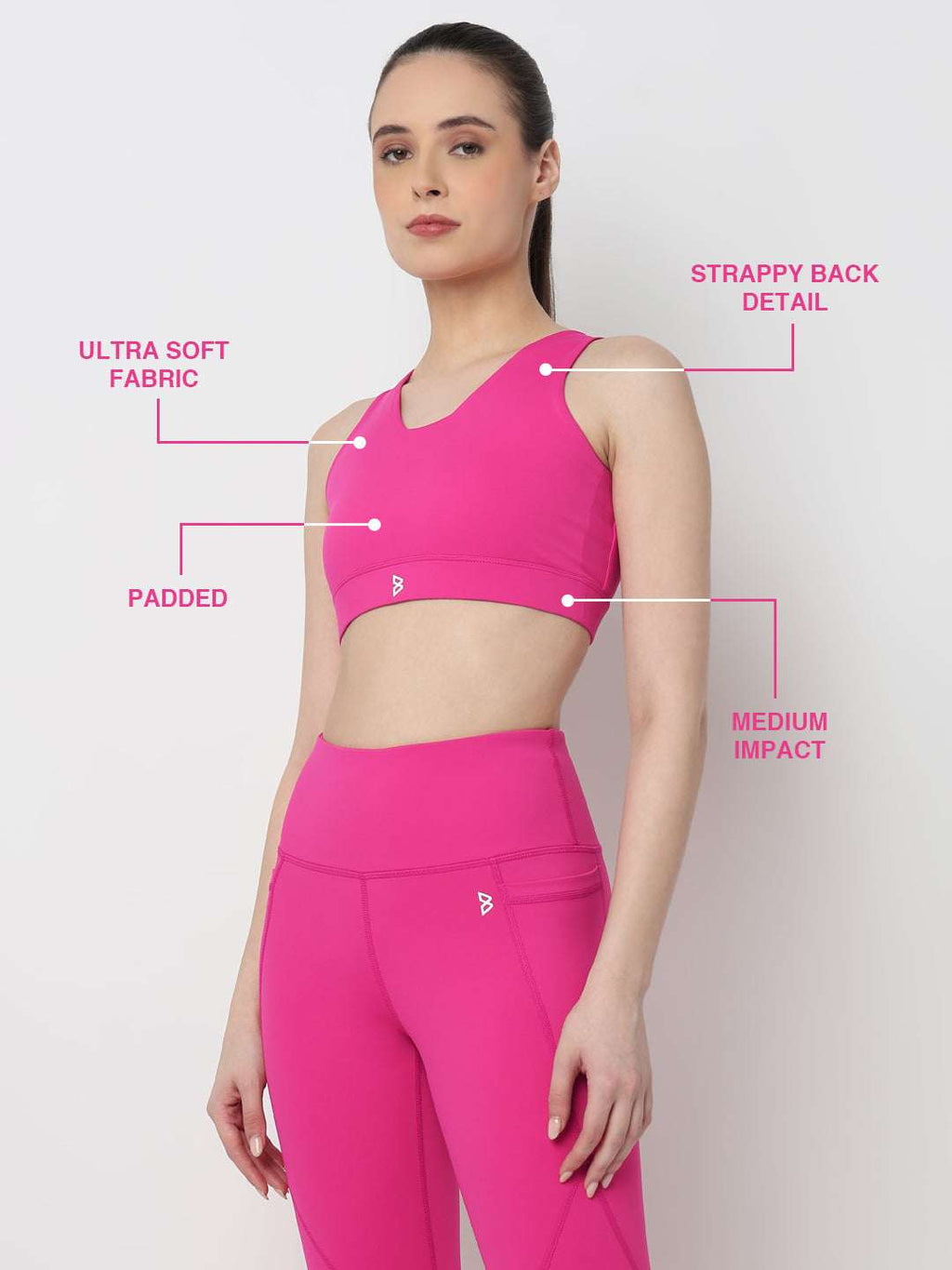 You Got Served Pink Sports Bra