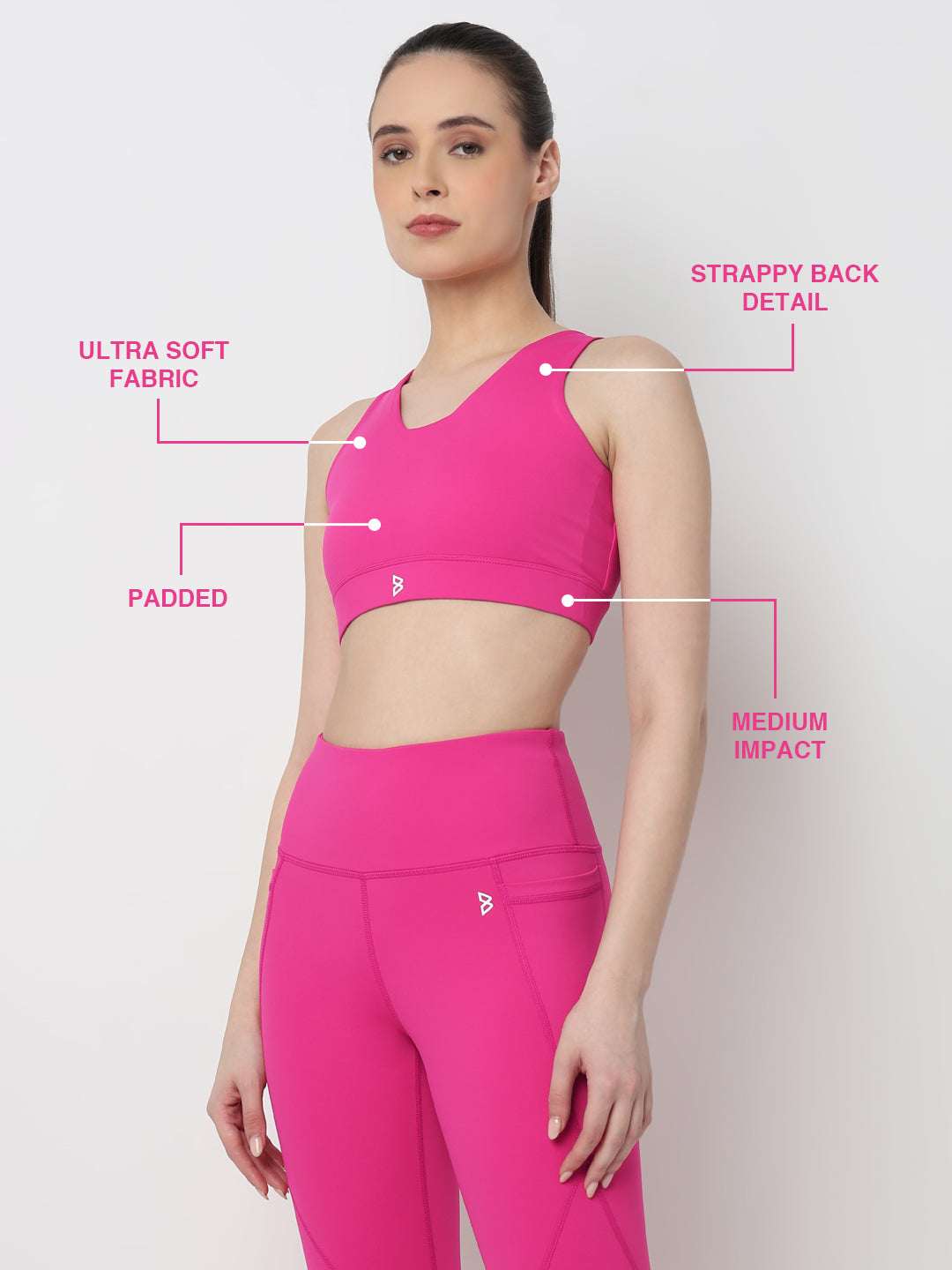 You Got Served Pink Sports Bra