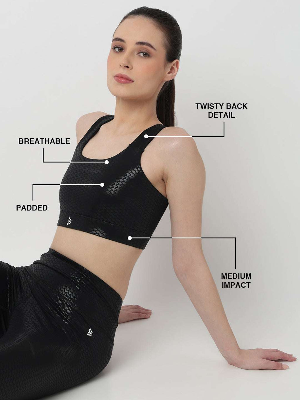 Take Control Gloss Sports Bra
