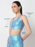 Mermaid Glow Sports Bra