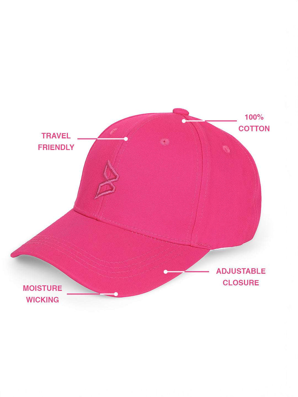 No Rules-  Hot Pink Baseball Cap (Copy) BODD ACTIVE
