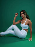 White Holo Leggings BODD ACTIVE