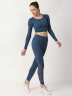 Crystal Teal Crop Top boddactive.com