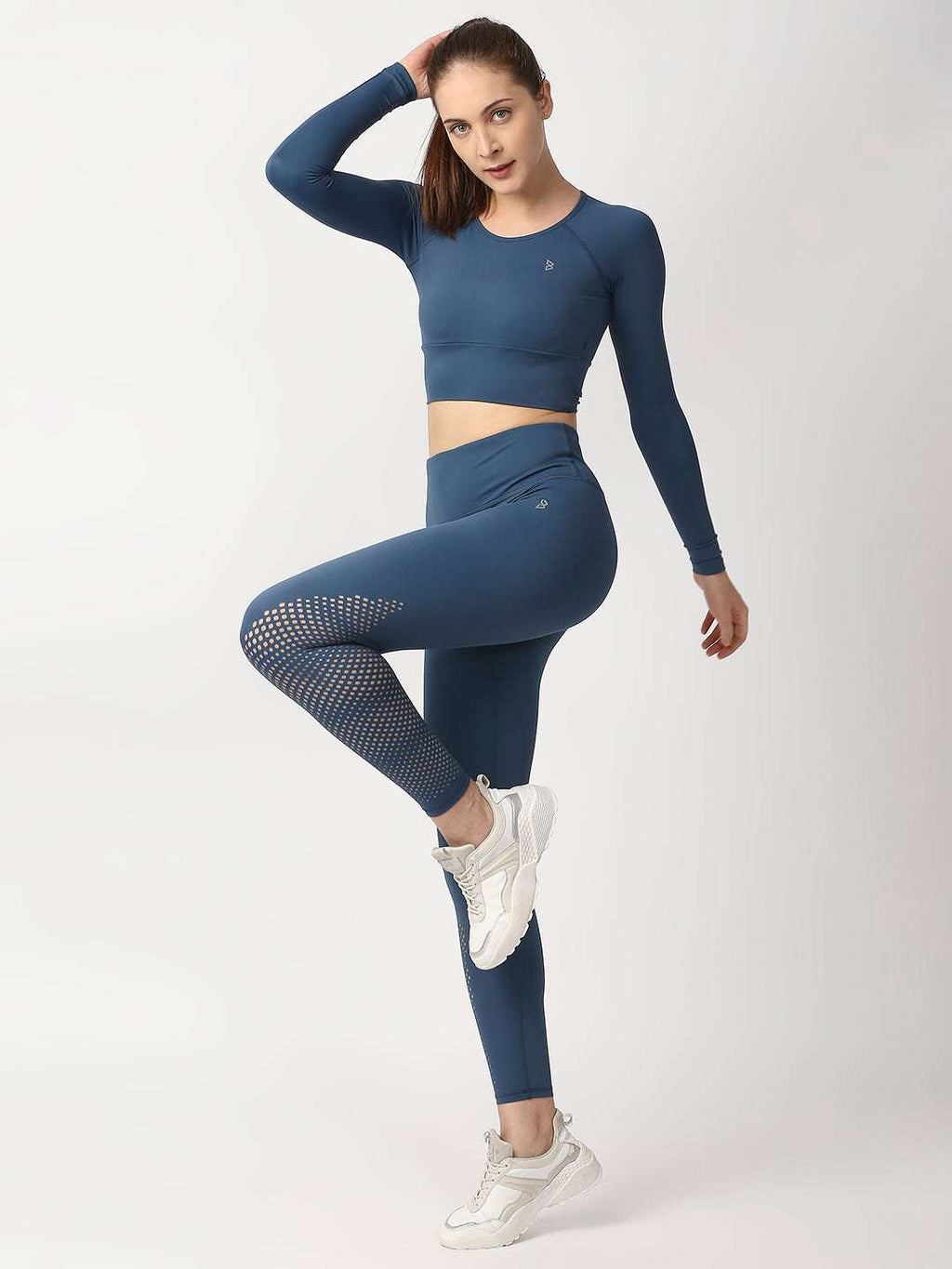 Crystal Teal Crop Top boddactive.com