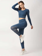 Crystal Teal Crop Top boddactive.com