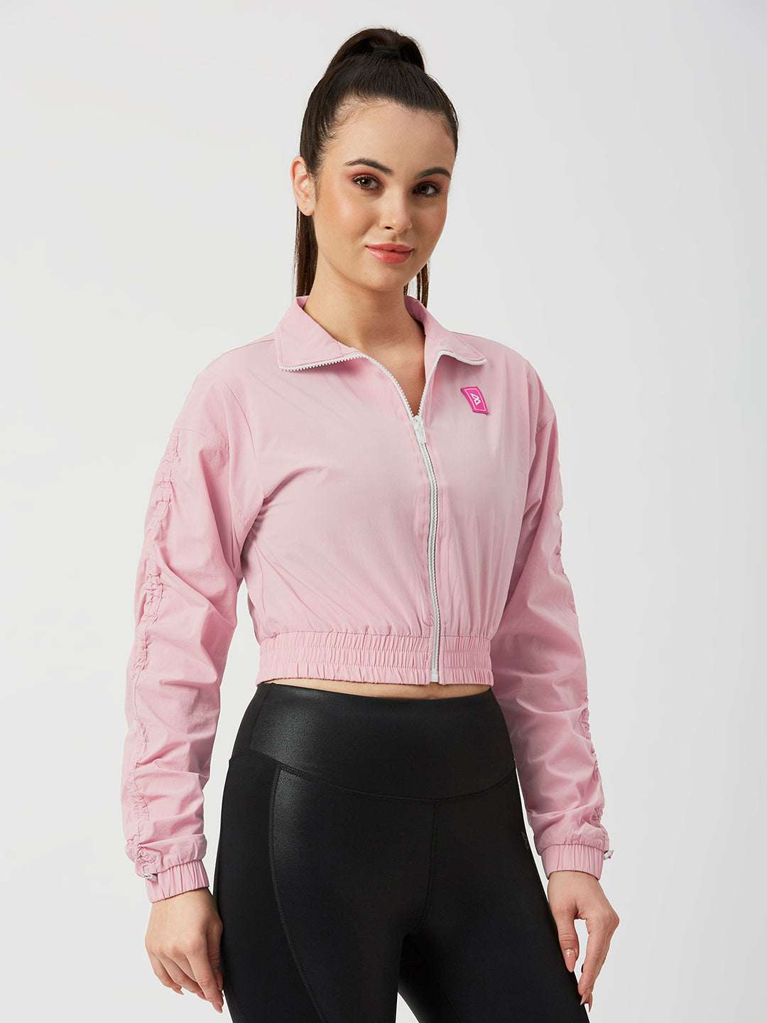 Cotton Candy Rouched Jacket