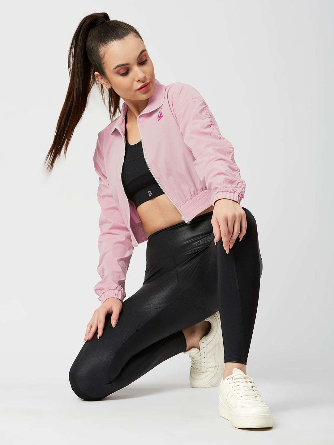 Cotton Candy Rouched Jacket