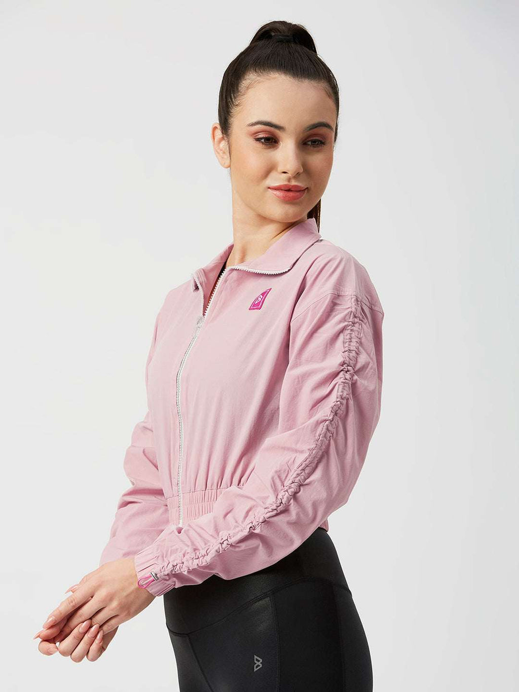 Cotton Candy Rouched Jacket
