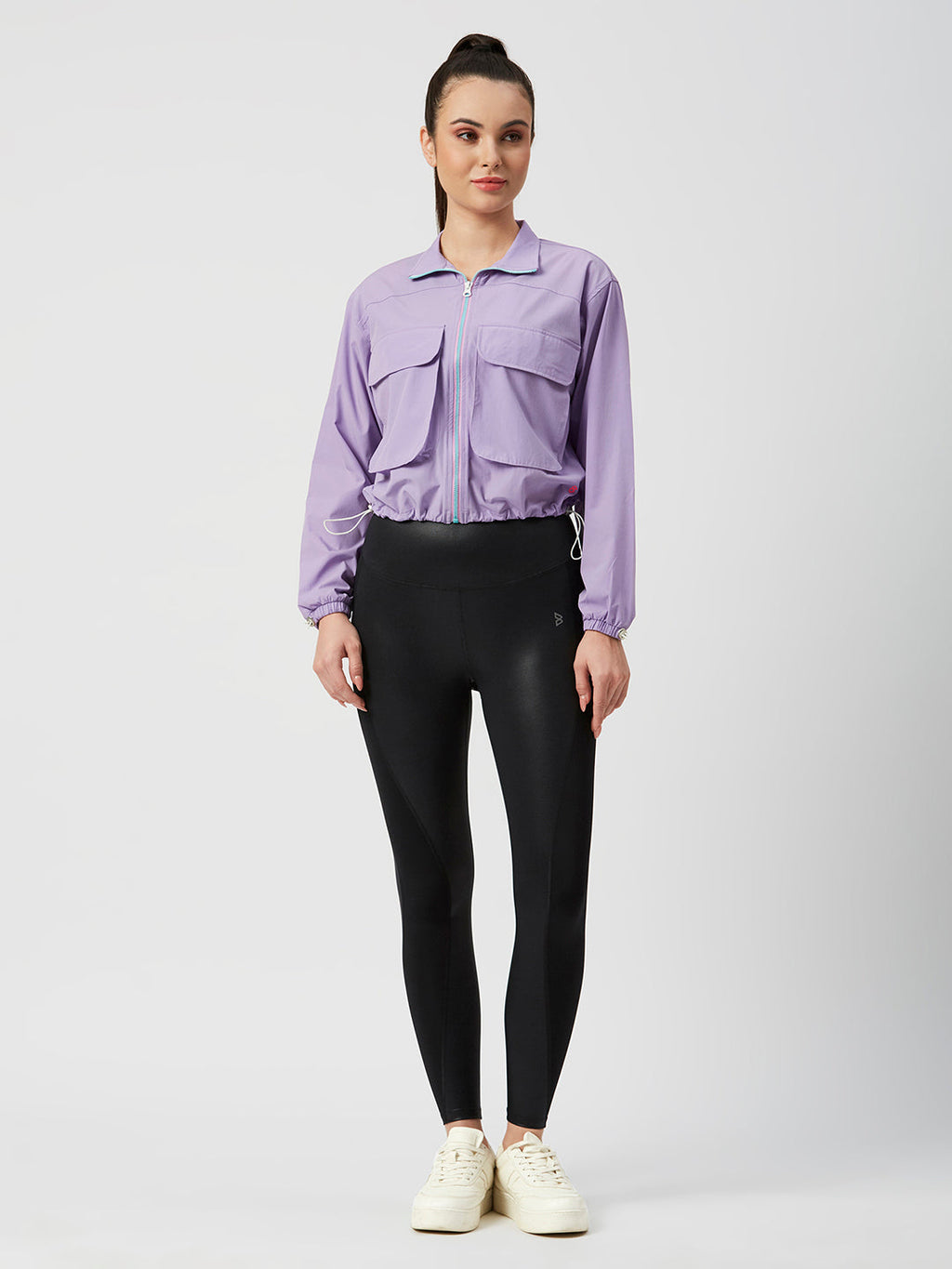 Being Pretty Lavender Cropped Jacket