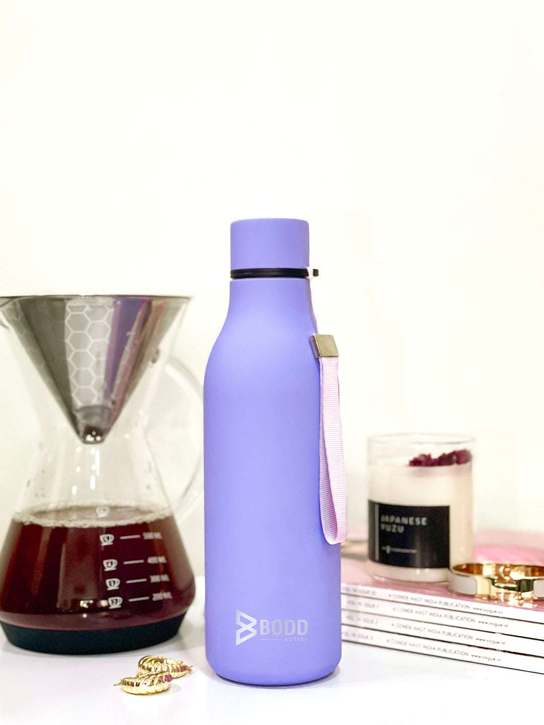 Don't Be Basic - Lavender Stainless Steel Bottle BODD ACTIVE